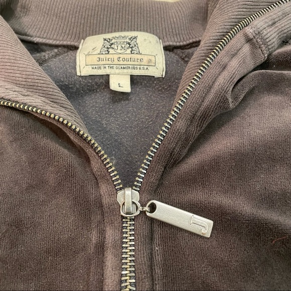 juicy brown zip up jacket - Picture 2 of 4